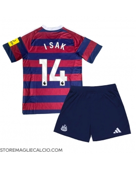 Newcastle United Alexander Isak #14 Maglia Gara Trasferta Repliche 2024-25 Bambino Maniche Corte